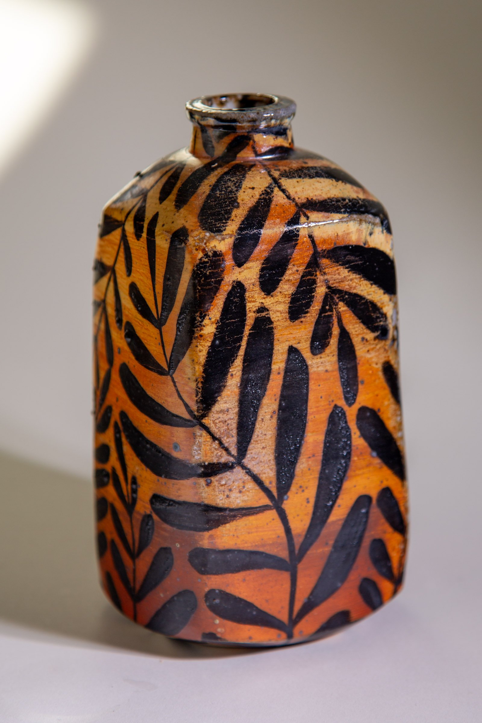 Leafy Squared Vase, 2025